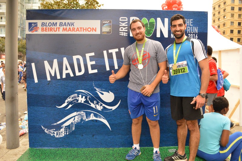 BLOM BANK Photobooth at the BLOM BANK Beirut Marathon